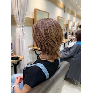 白髪ぼかし細めハイライト30代40代50代ベージュ - STELLA by KENJE【ステラバイケンジ】掲載中