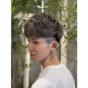 アッシュベージュ/メンズカット/多賀城/利府/塩釜