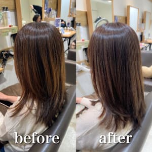 白髪ぼかし細めハイライト30代40代50代ベージュ - STELLA by KENJE【ステラバイケンジ】掲載中