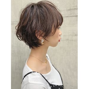 大人ショートボブ☆フォギーパーマ