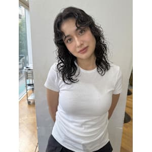 ラフでお洒落なミディアムパーマ