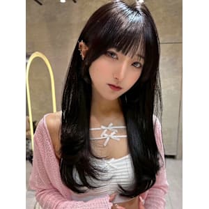 仙台髪質改善縮毛矯正韓国レイヤーカット前髪ワイドバング顔周り