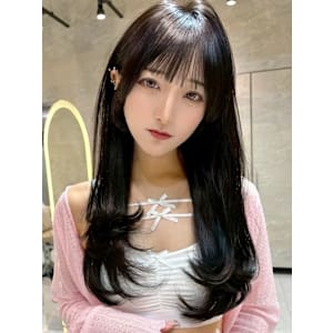 仙台髪質改善縮毛矯正韓国レイヤーカット前髪ワイドバング顔周り