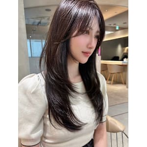 仙台髪質改善縮毛矯正韓国レイヤー外ハネボブ美髪ワイドバング