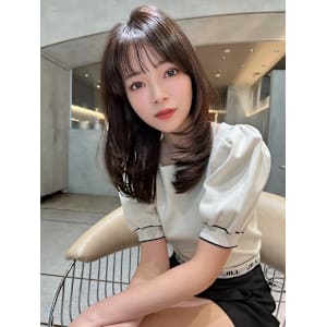 仙台髪質改善トリートメント縮毛矯正レイヤーワイドバング韓国