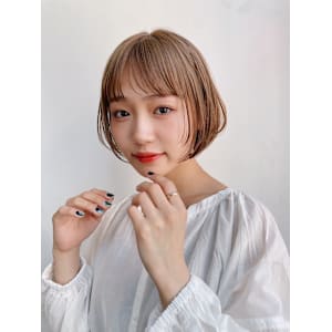 since 銀座 【シンス】×ベージュカラーボブスタイル