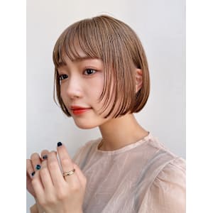 since 銀座 【シンス】×ベージュカラーボブスタイル