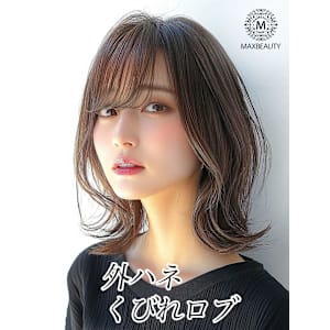 外ハネレイヤーくびれロブ☆銀座/東京駅