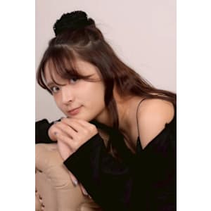 ガーリーハーフアップ