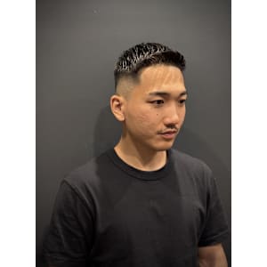 メンズ　フェード　アップバング - 銀座shino【ギンザ シノ】掲載中