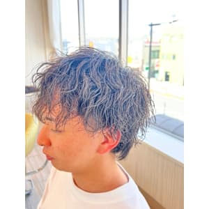 ×無造作マッシュパーマ
