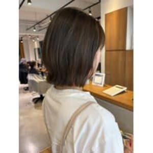 切りっぱなしボブ◯吉永　晶美【イルミナカラー/髪質改善】