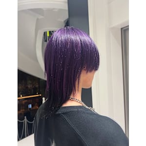 purple × black
