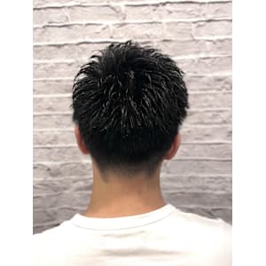 ツーブロック束感ショートアップバング - グレイスフルバーバー プラチナム【グレイスフルバーバー プラチナム】掲載中