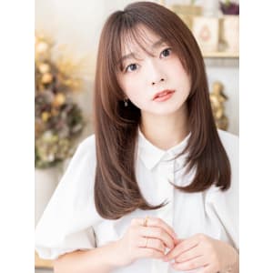 姫カットレイヤー透けバングストレートロング　シャギーカット - COVER HAIR & SPA bliss【カバーヘア アンド スパ ブリス】浦和/浦和西口店【カバー ヘア アンド スパ ブリス ウラワ ウラワニシグチテン】掲載中