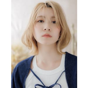 ブリーチオンカラーニュアンスパーマボブディ　ミニマルボブ - COVER HAIR bliss【カバーヘア ブリス】志木/志木南口駅前店【カバーヘア ブリス シキ シキミナミグチエキマエテン】掲載中