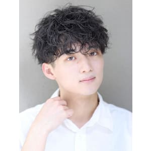 ソフトツイストスパイラルパーマスパイラルパーママッシュ