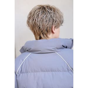 韓国スパイラルパーマニュアンスパーママッシュショート