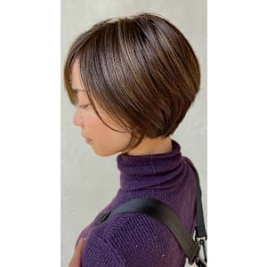 ツヤ髪ショートスタイル/20代30代40代50代