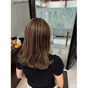ニュアンスカラー - AIZU本厚木 白髪ぼかし ハイライト バレイヤージュ 髪質改善【アイズホンアツギ シラガボカシ ハイライト バレイヤージュ カミシツカイゼン】掲載中