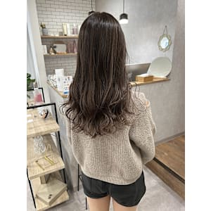 ☆エモージュカラー　似合わせハイライトくすみベージュ