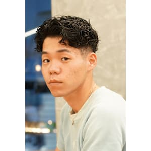 ラルフカール　オールバックパーマ