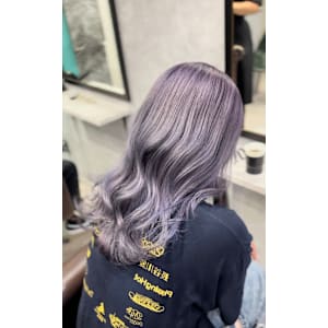 ホワイトカラー×ラベンダー - GLADGE池袋/ダブルカラー/ブリーチ【グラッジイケブクロダブルカラーブリーチ】掲載中