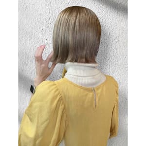 ミルクティーベージュ×外ハネボブ