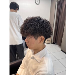 ツイストスパイラルパーマ　縦落ちパーマ　縦落ちスパイラル