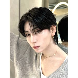 men's/メンズ/曲がる縮毛矯正/マッシュショート/韓国