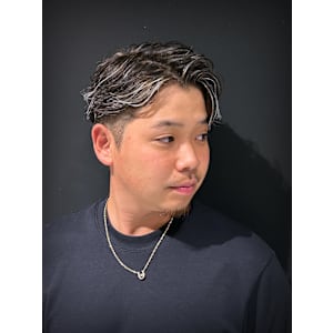 ハーフバック×ホワイトメッシュ - ヒロ銀座バーバーショップ大阪本店【ヒロギンザ バーバーショップオオサカホンテン】掲載中