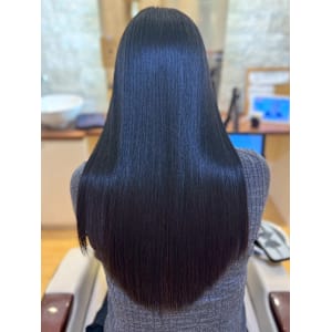 縮毛矯正 サラサラストレート ロングヘア ツヤ髪 髪質改善