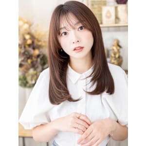 姫カットレイヤー透けバングストレートロング　シャギーカット - COVER HAIR bliss 【カバー ヘア ブリス】川口/ららテラス川口東口駅前店【カバー ヘア ブリス カワグチララテラスカワグチヒガシグチエキマエテン】掲載中