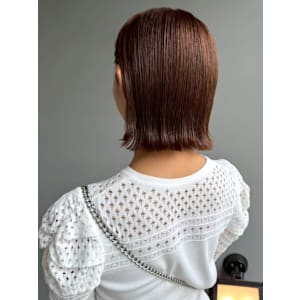 ミニボブ 外ハネボブ ミルクティーベージュ 20代 30代 - NAKAO COIFFURE【ナカオ コアフュール】掲載中