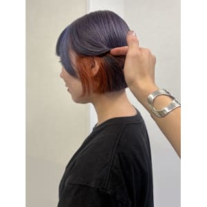 #ミニボブ×寒色暖色デザインカラー♪中央林間リア - Lia by KENJE【リアバイケンジ】掲載中