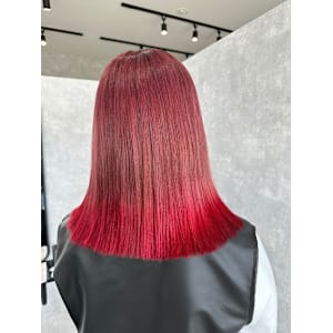 エンドカラー【ケアブリーチ/ダブルカラー/髪質改善/ボブ】