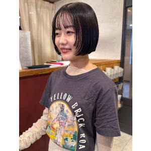 ショートボブ 髪質改善 顔周りカット 透明感カラー 艶髪  - atelier.神戸三宮店【アトリエ】【アトリエ コウベサンノミヤテン】掲載中