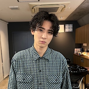 2wayバング/ニュアンスパーマ/センターパート