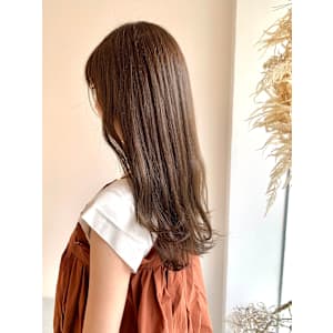 顔まわり可愛く＋透明感カラー＋イルミナカラー