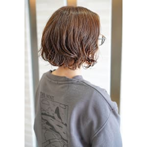 エアウェーブ×アッシュベージュの柔らかボブ - mouf -hair&eyelash-【ムゥフ ヘアアンドアイラッシュ】掲載中