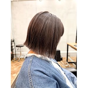 ハイライトでつくるラベンダーベージュ