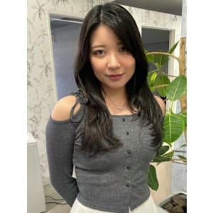 韓国風ヘア 髪質改善 艶髪　顔周りレイヤー 韓国風レイヤー 