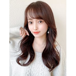 小顔に見える前髪！くびれレイヤー × オリーブグレージュ