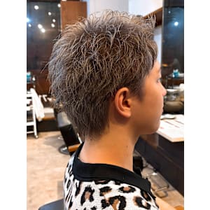 【IRIE 福岡】スパイキーショート×ハイトーン