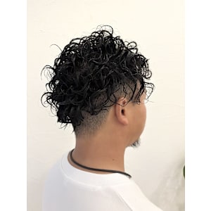 メンズ　スパイラルパーマ