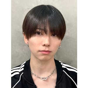 艶感センターパートストレート