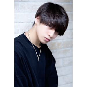 MEN’S HAIR/ブルーブラック/サーフカール