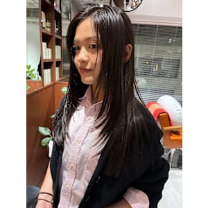 レイヤーカット/グレージュ/顔周りレイヤー