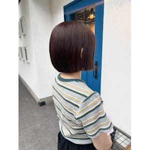 【katachi】担当日野　ボブ×艶ベージュ