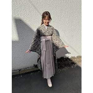 祝卒業☆袴着付け＋ヘアスタイル＋メイク(大学生～大人)